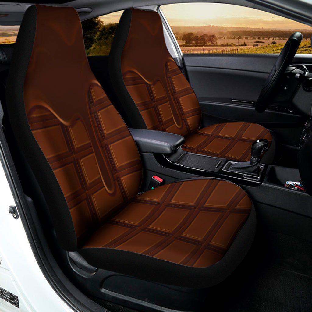 Chocolate Print Universal Fit Car Seat Covers