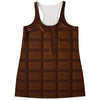 Chocolate Print Women's Racerback Tank Top