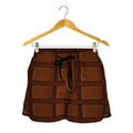 Chocolate Print Women's Shorts