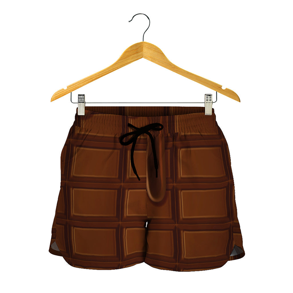 Chocolate Print Women's Shorts