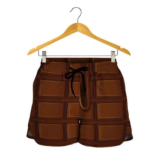 Chocolate Print Women's Shorts