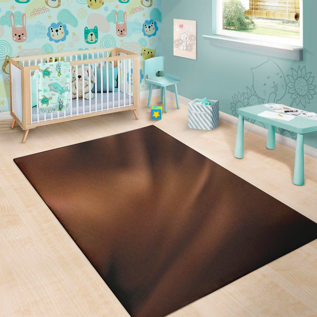 Chocolate Texture Print Area Rug