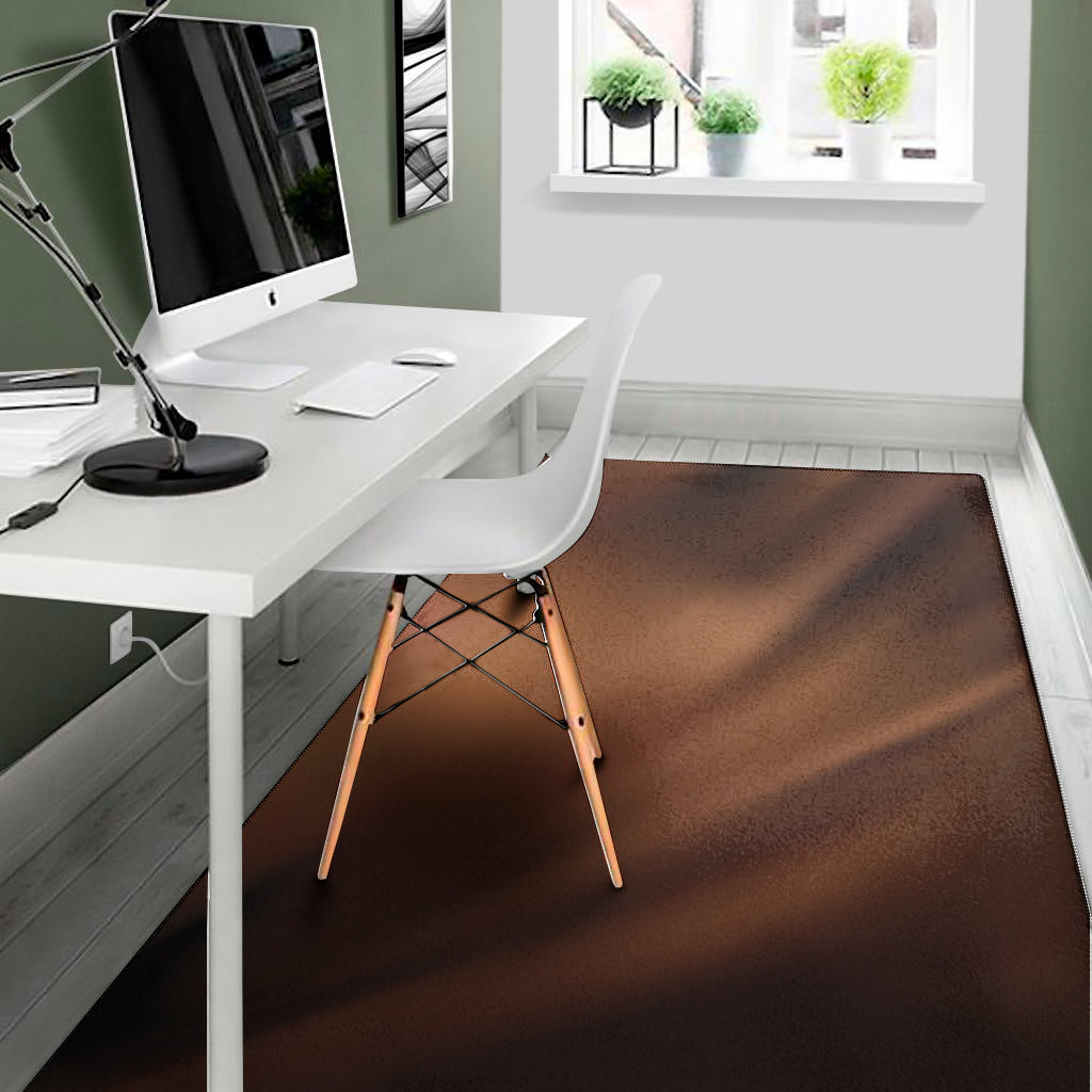Chocolate Texture Print Area Rug