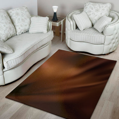 Chocolate Texture Print Area Rug