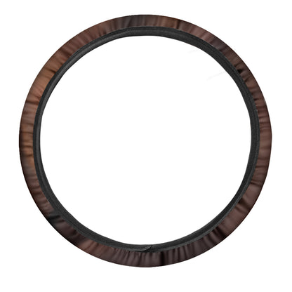 Chocolate Texture Print Car Steering Wheel Cover