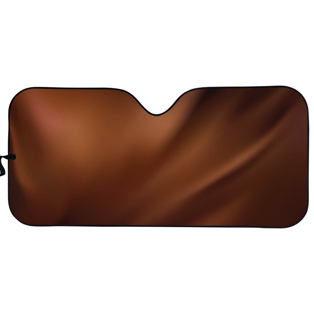 Chocolate Texture Print Car Sun Shade