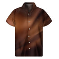 Liquid Chocolate Print Men's Short Sleeve Shirt
