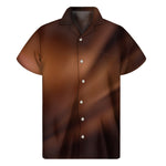 Chocolate Texture Print Men's Short Sleeve Shirt