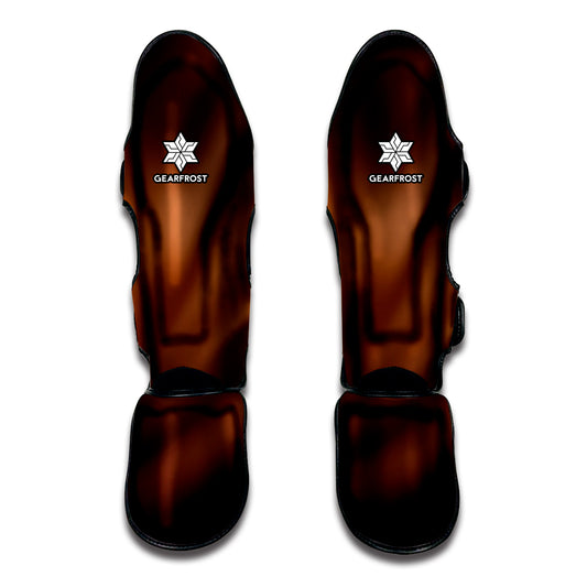 Chocolate Texture Print Muay Thai Shin Guard