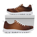 Liquid Chocolate Print White Running Shoes