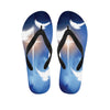 Christian Cross And White Doves Print Flip Flops