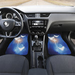 Christian Cross And White Doves Print Front and Back Car Floor Mats