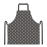 Christian Cross Pattern Print Apron