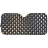 Christian Cross Pattern Print Car Sun Shade