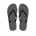 Christian Cross Pattern Print Flip Flops