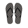 Christian Cross Pattern Print Flip Flops