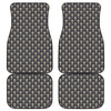 Christian Cross Pattern Print Front and Back Car Floor Mats