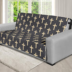 Christian Cross Pattern Print Futon Protector