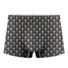 Christian Cross Pattern Print Men's Boxer Briefs