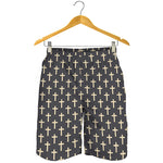 Christian Cross Pattern Print Men's Shorts