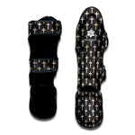 Christian Cross Pattern Print Muay Thai Shin Guard