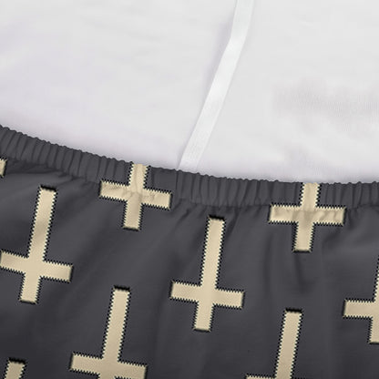 Christian Cross Pattern Print Sofa Cover
