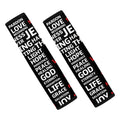 Christian Cross Religious Words Print Car Seat Belt Covers