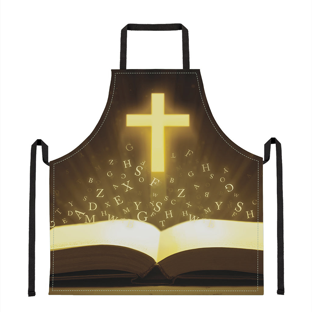 Christian Holy Bible Print Apron