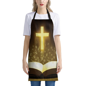 Christian Holy Bible Print Apron