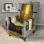 Christian Holy Bible Print Armchair Protector