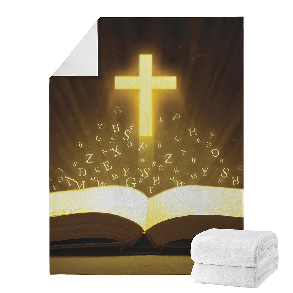 Christian Holy Bible Print Blanket