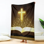 Christian Holy Bible Print Blanket