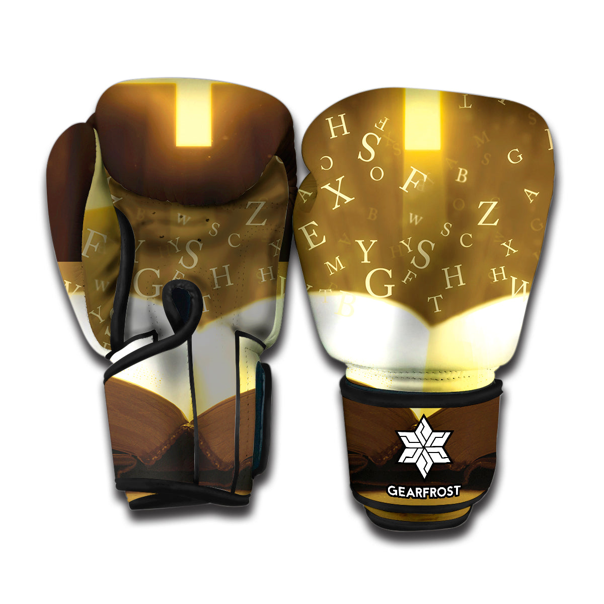 Christian Holy Bible Print Boxing Gloves