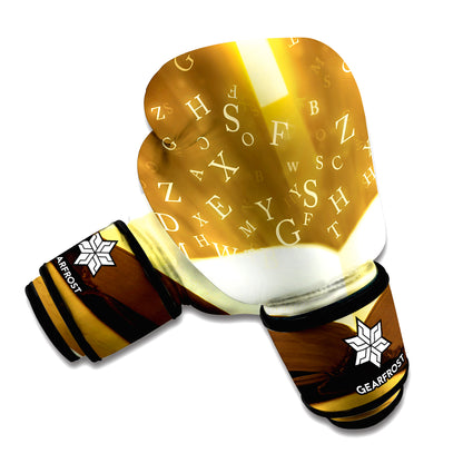 Christian Holy Bible Print Boxing Gloves