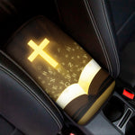 Christian Holy Bible Print Car Center Console Cover