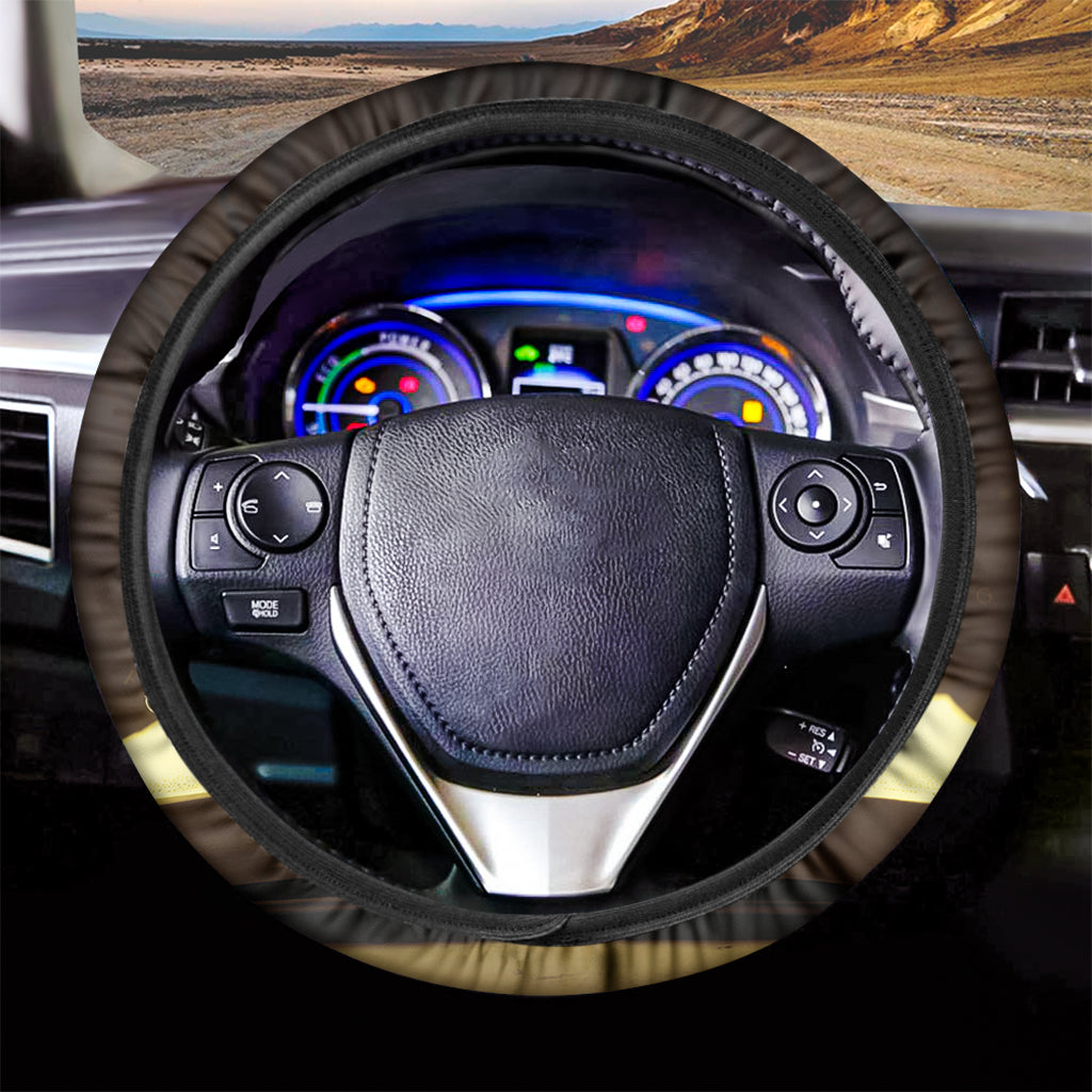 Christian Holy Bible Print Car Steering Wheel Cover