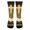 Christian Holy Bible Print Crew Socks