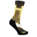 Christian Holy Bible Print Crew Socks