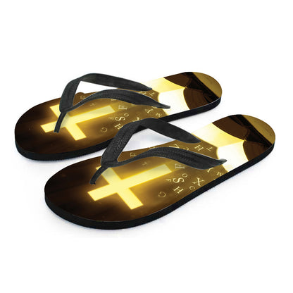 Christian Holy Bible Print Flip Flops