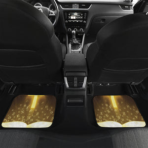 Christian Holy Bible Print Front and Back Car Floor Mats