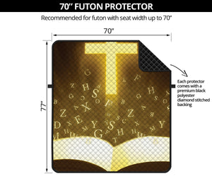 Christian Holy Bible Print Futon Protector