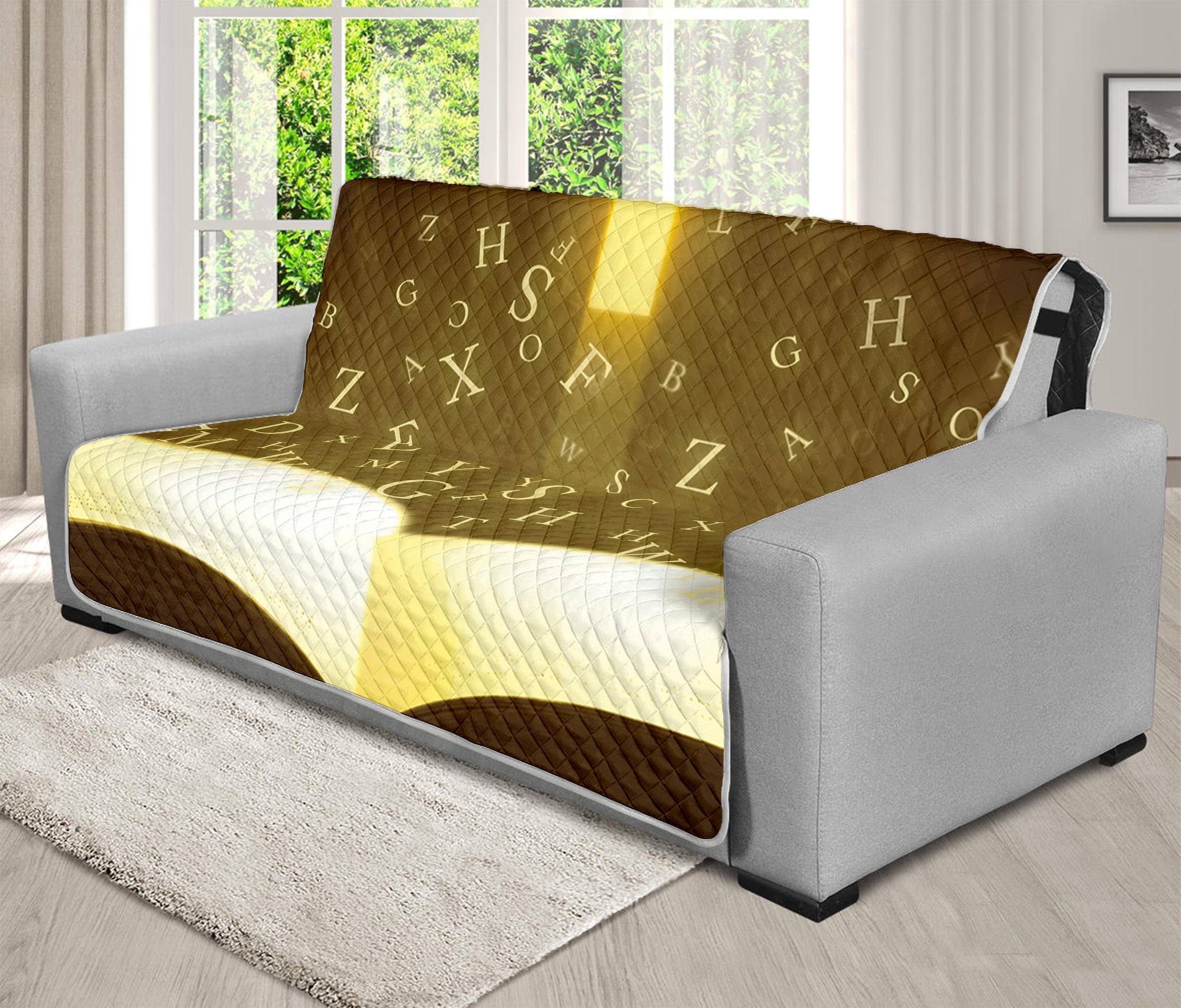 Christian Holy Bible Print Futon Protector