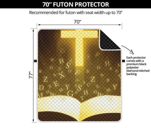 Christian Holy Bible Print Futon Protector