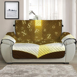 Christian Holy Bible Print Half Sofa Protector