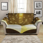 Christian Holy Bible Print Loveseat Protector