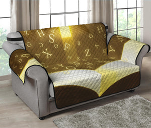 Christian Holy Bible Print Loveseat Protector