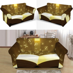 Christian Holy Bible Print Loveseat Slipcover