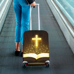 Christian Holy Bible Print Luggage Cover