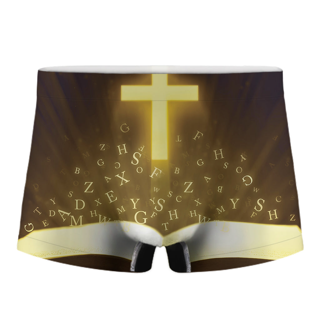 Christian Holy Bible Print Men's Boxer Briefs