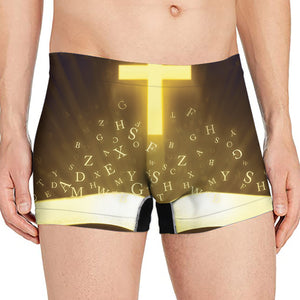 Christian Holy Bible Print Men's Boxer Briefs